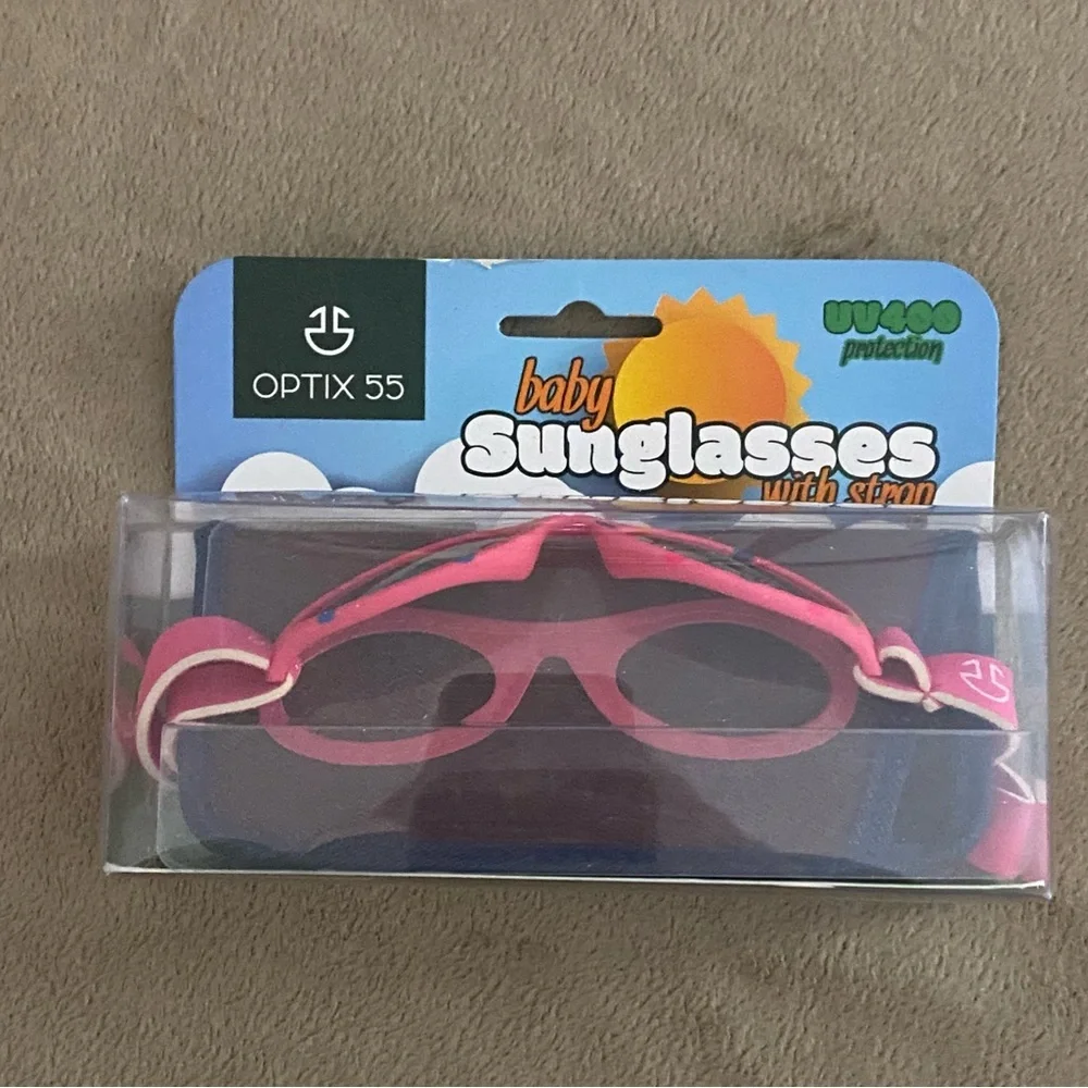 Optix 55 Baby Sunglass with Strap NWT